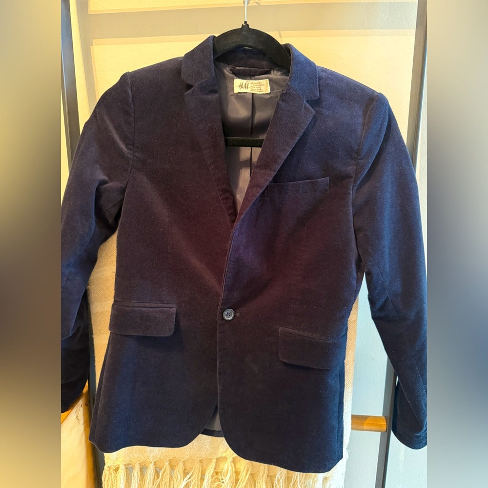 H&M boys Sport Coat modern Tailored Blazer